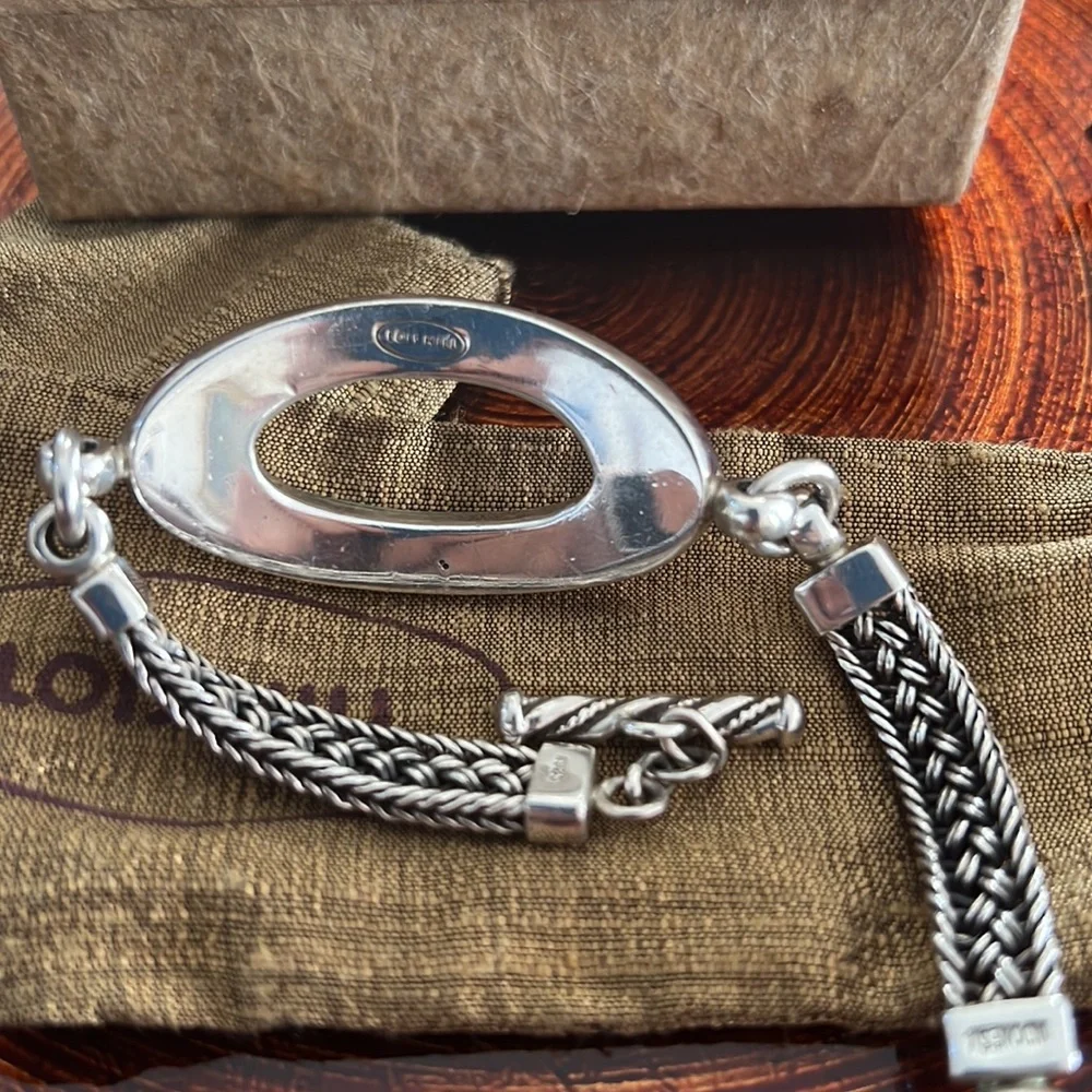 Lois Hill Bracelet Sz Med, SS 925 - Picture 3 of 4